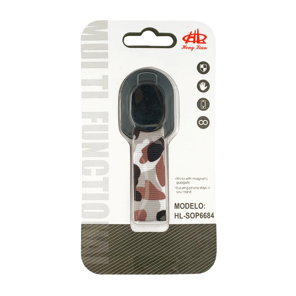 1pza Soporte magnético para teléfonos con entrada para dedo, variedad de usos / sop6684