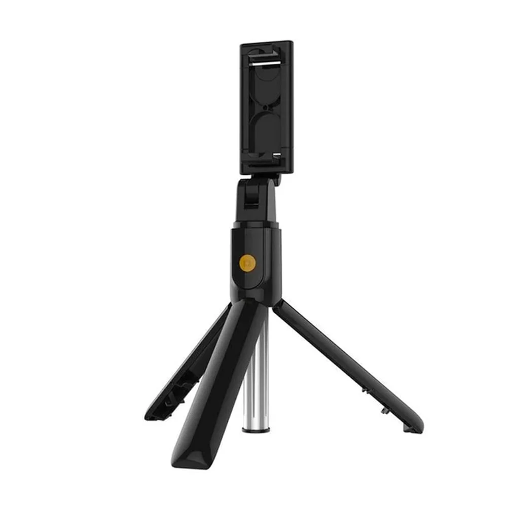 Soporte tripie / selfie stick ajustable con 3 puntos de apoyo, 39x35.5x193mm / selfie stick integrated tripod / k07