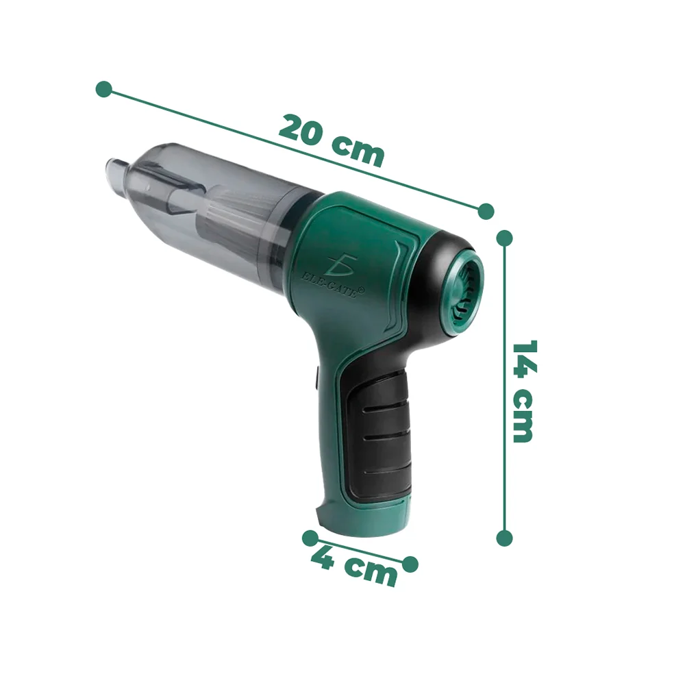 Mini aspiradora inalámbrica 2 en 1 con soplador potente