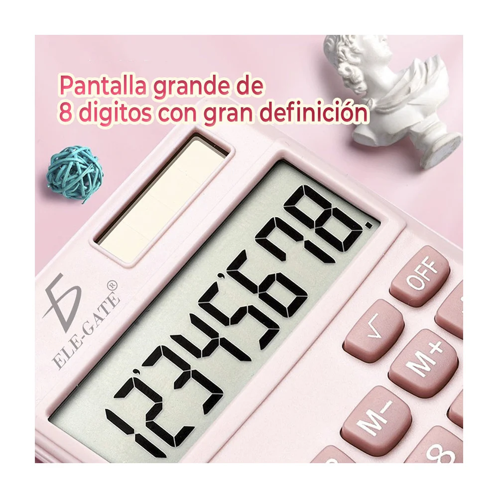 Calculadora electronica de 12 digitos, solar y de pilas / hog.164.4