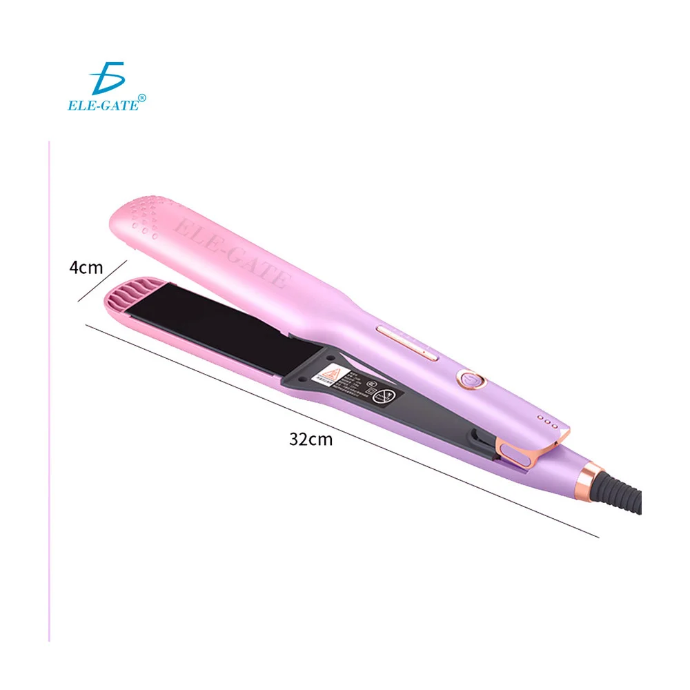 Plancha para cabello con placas iónicas de cerámica, variedad de colores