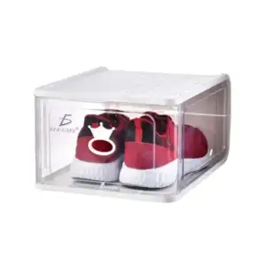 Organizador plegable grande para zapatos en forma de cajón de 3 compa…