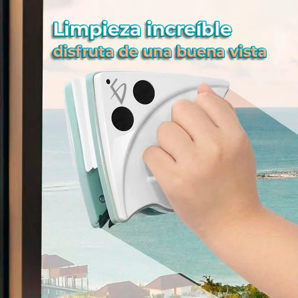Paquete 2 limpiadores magnéticos doble cara para limpieza de ventanas / hog.227