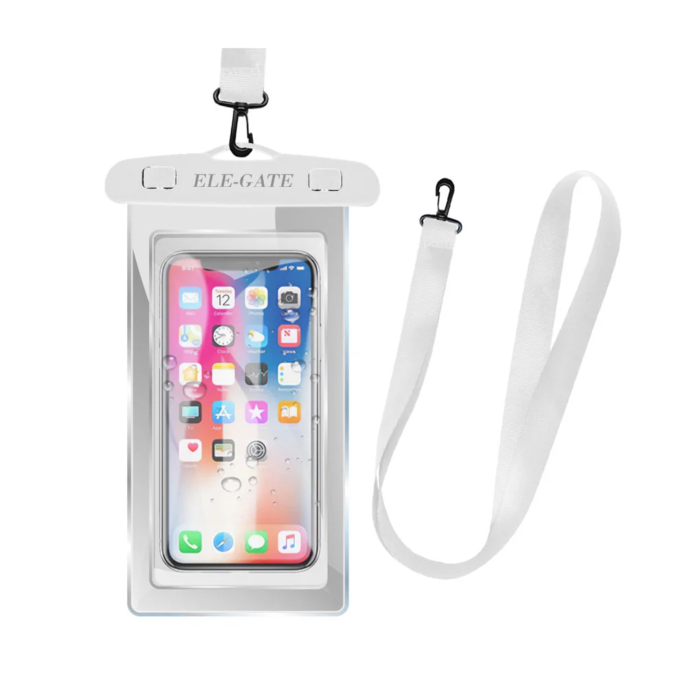Funda universal impermeable protectora contra el agua para celular, variedad de colores / hog.271