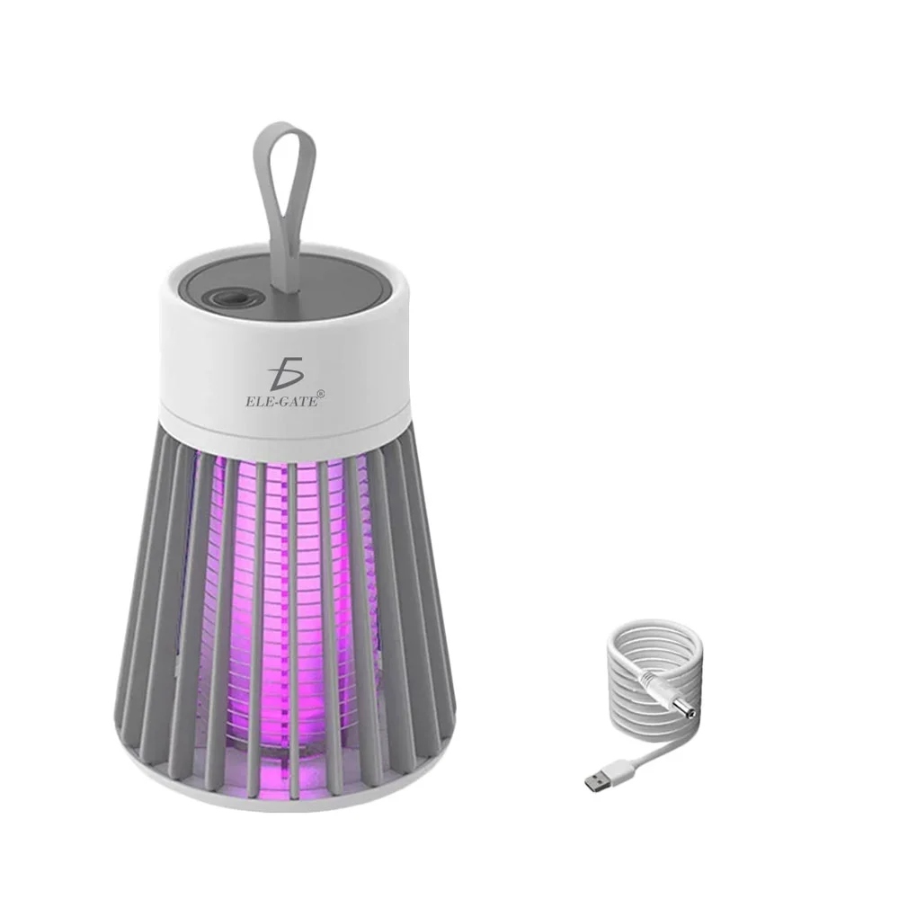 Lámpara eléctrica mata mosquitos con luz led uv