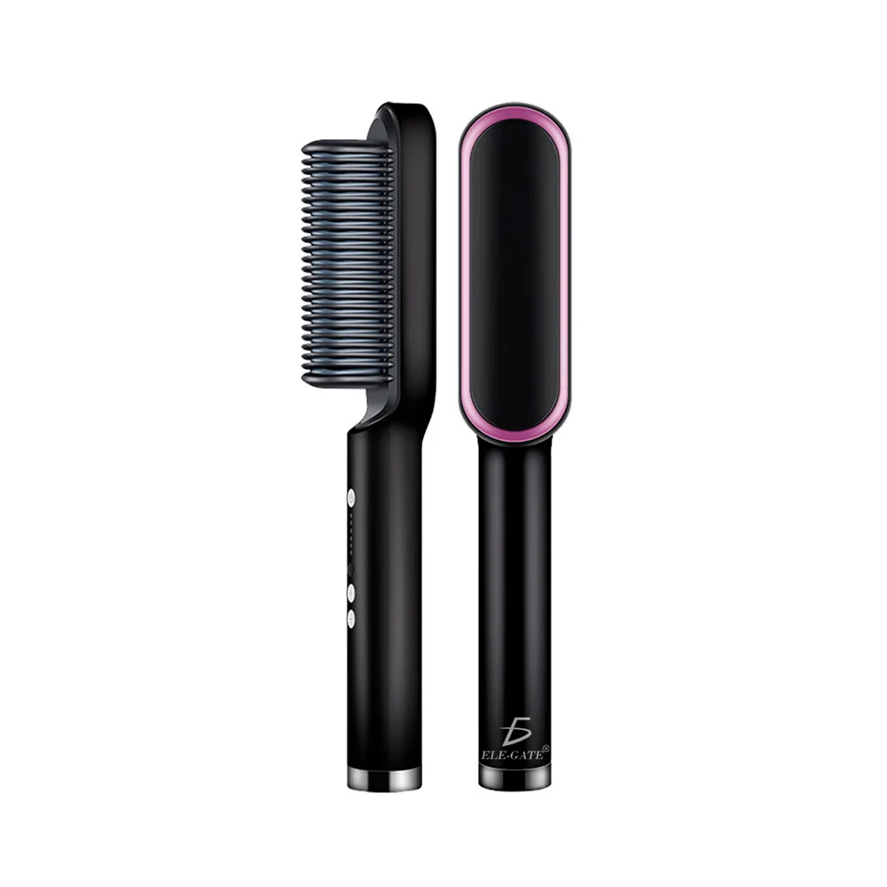 Cepillo alisador rizador eléctrico para cabello, variedad de colores