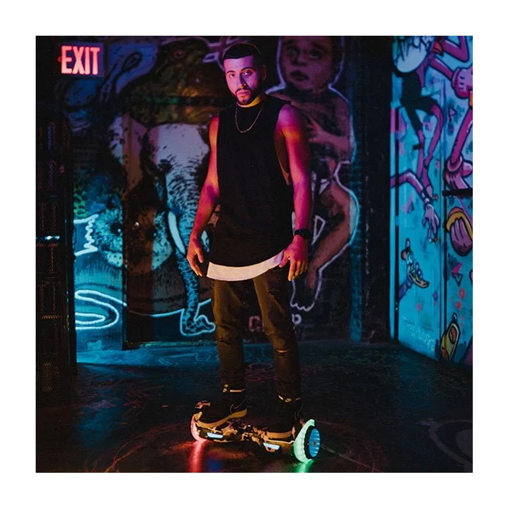 Hoverboard, scooter, patineta electrica hover i-200 con luces rgb, variedad de colores