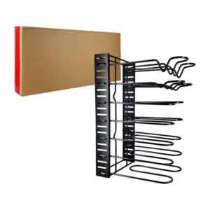 Organizador metálico de 4 niveles para las ollas y sartenes / 007171