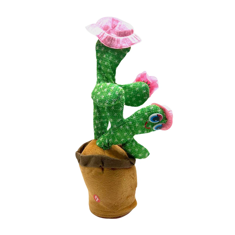 Cactus bailarín doble con luz, sonido y vestimenta, variedad de modelos