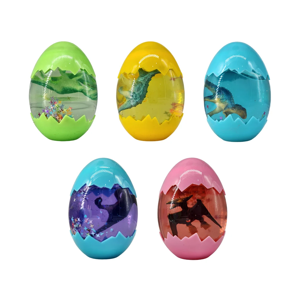 1pza Bote de slime en forma de huevo de dinosaurio con juguete sorpresa / dinosaur egg / lc-d0004