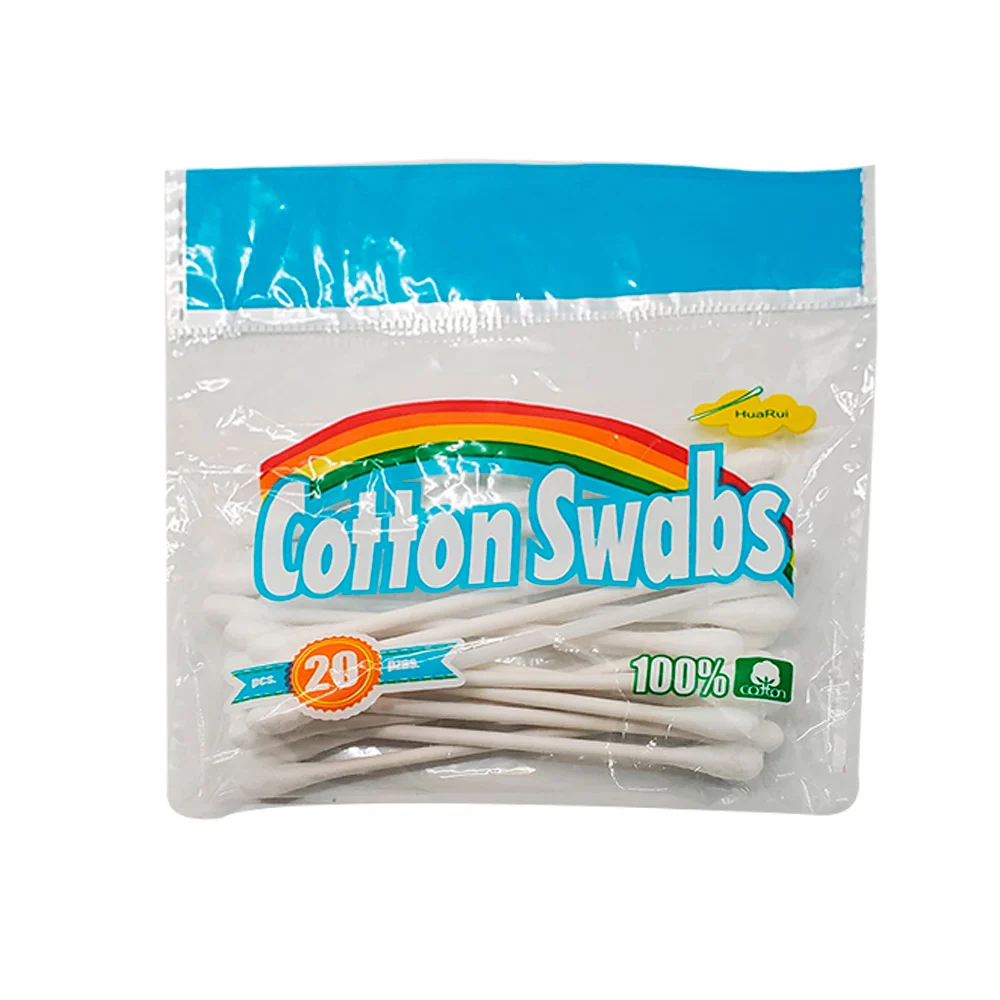 1pza Paquete con 18 o 20 cotonetes hisopos de algodón / cotton swabs / huarui