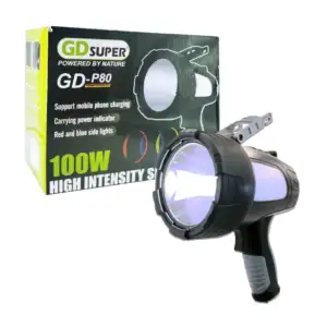 Lámpara linterna led de mano portátil con 3 modos de luz y 3 remplazo…