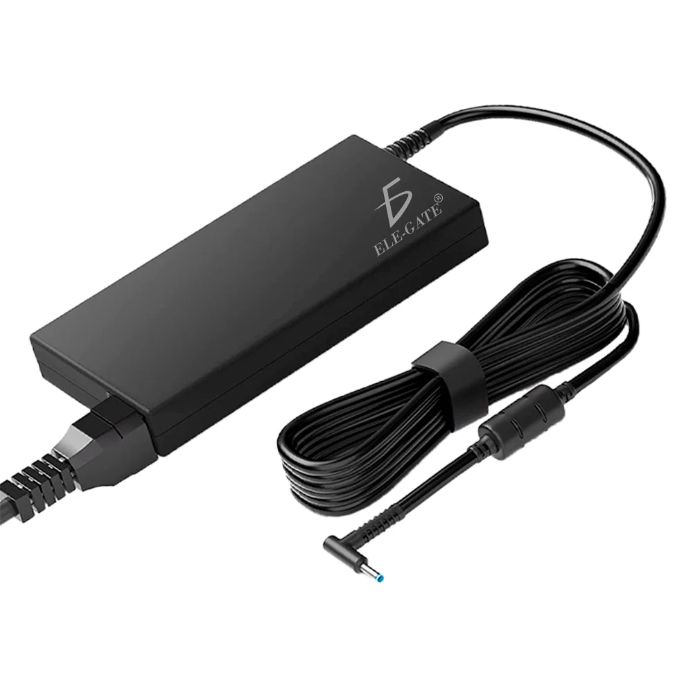 Cargador para laptop con punta azul de 4.5x3.0mm, compatible con hp / 120w 19.5v 6.15a