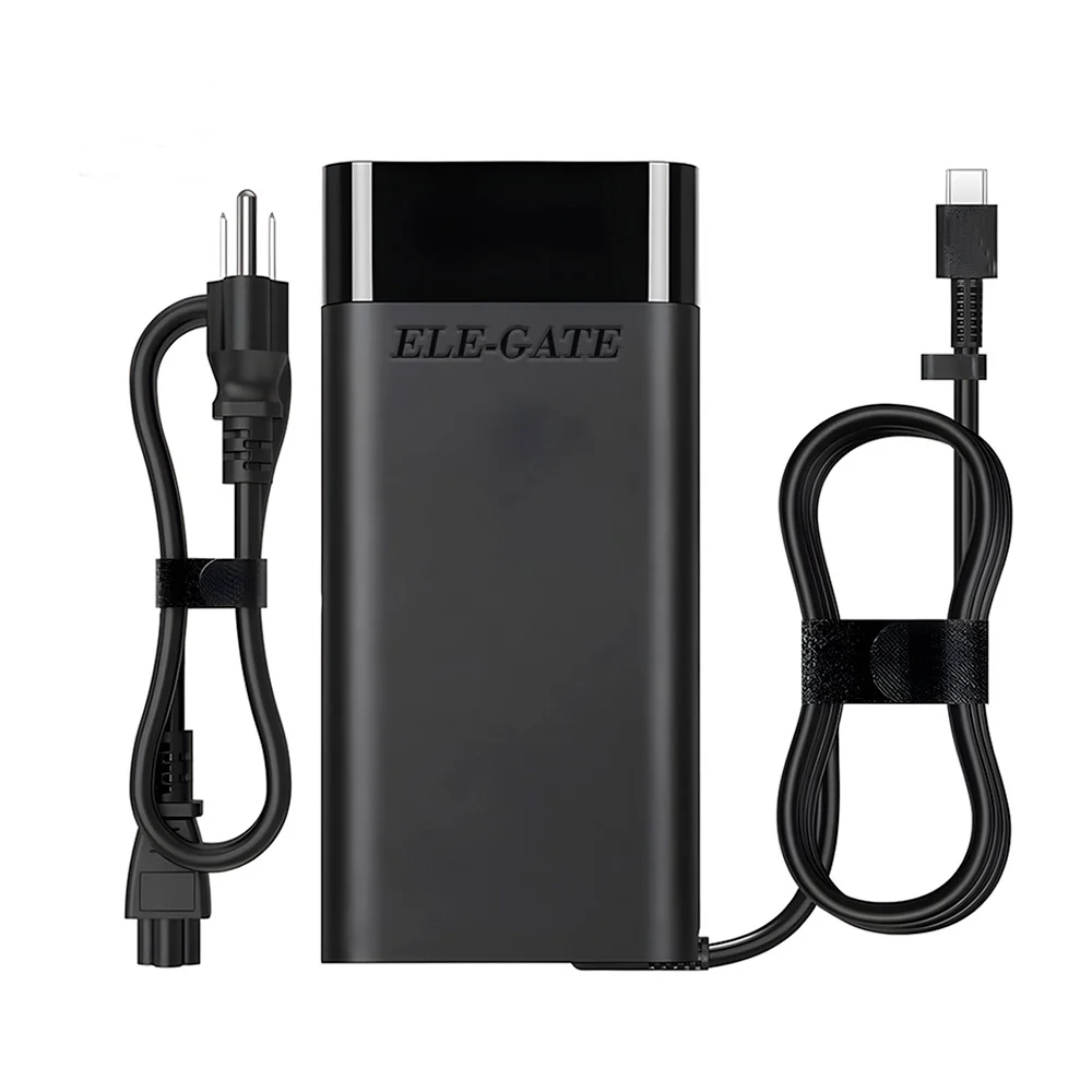 Cargador para laptop con entrada tipo c, compatible con hp / 65w