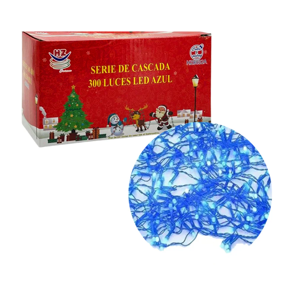 Serie cascada de cable azul de 6 metros ...