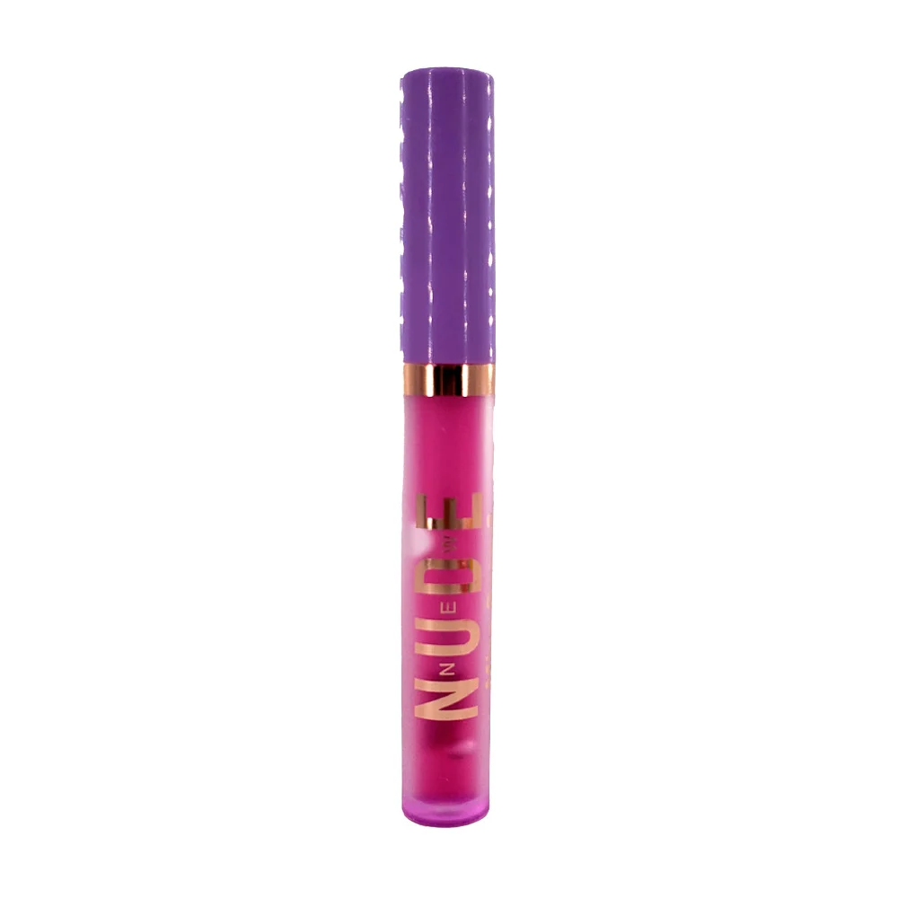 1pza Gloss brillo labial transparente 5ml, variedad de colores / new nude