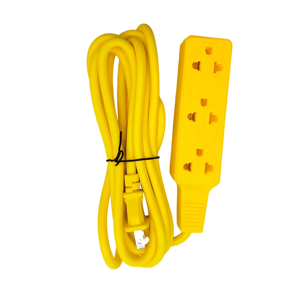 Barra multicontacto con 3 tomacorrientes universales y extensión de 3m / pakhar / hl-mul8506