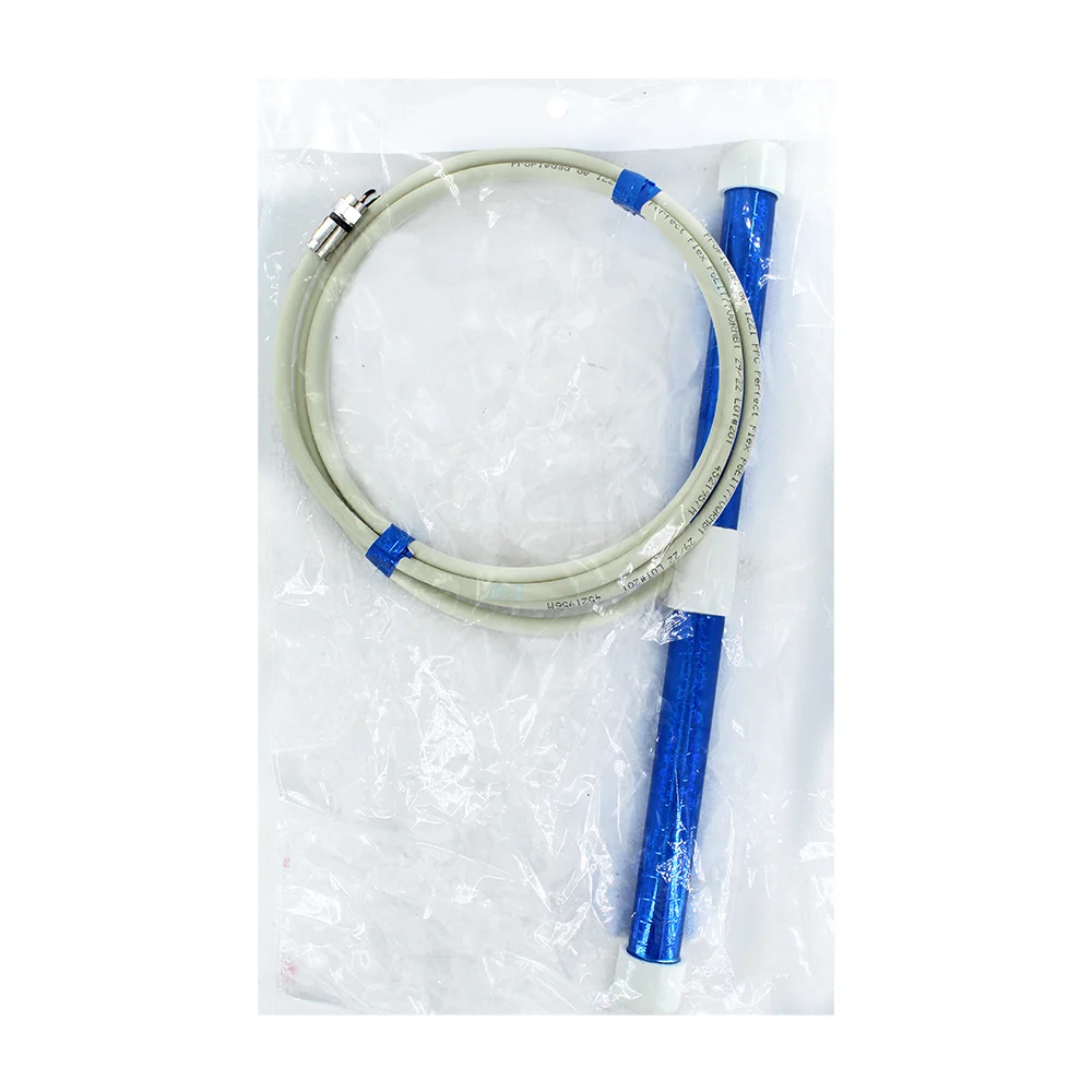 Antena coaxial hd corta con cable 1.8m diseño holográfico, variedad de colores / i362