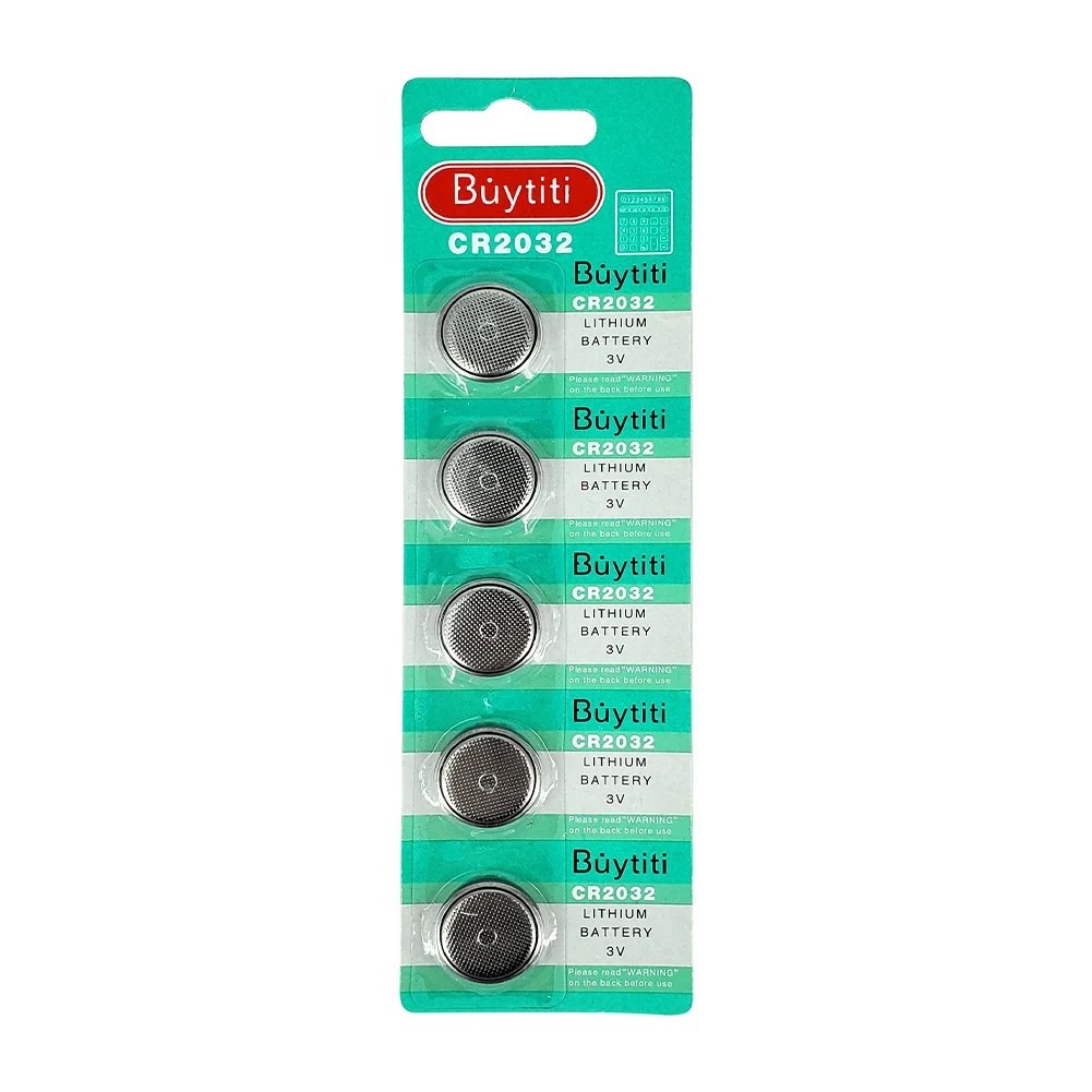 Blíster con 5 baterías de litio buytiti cr2032 para calculadora / idc-2032