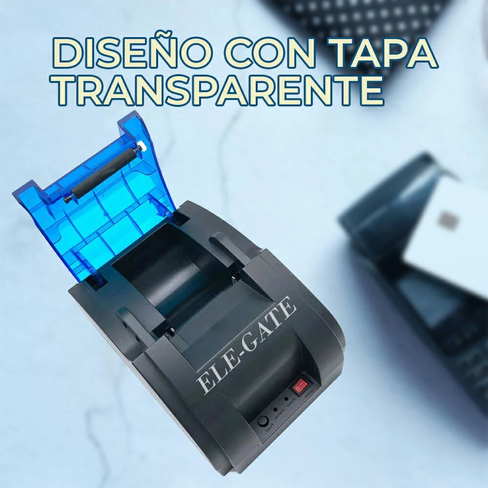 Impresora térmica 203 dpi usb bluetooth ele-gate para papel 57mm / im.14