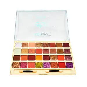 Paleta de sombras para ojos, con 2 mini aplicadores y 32 tonos difere…