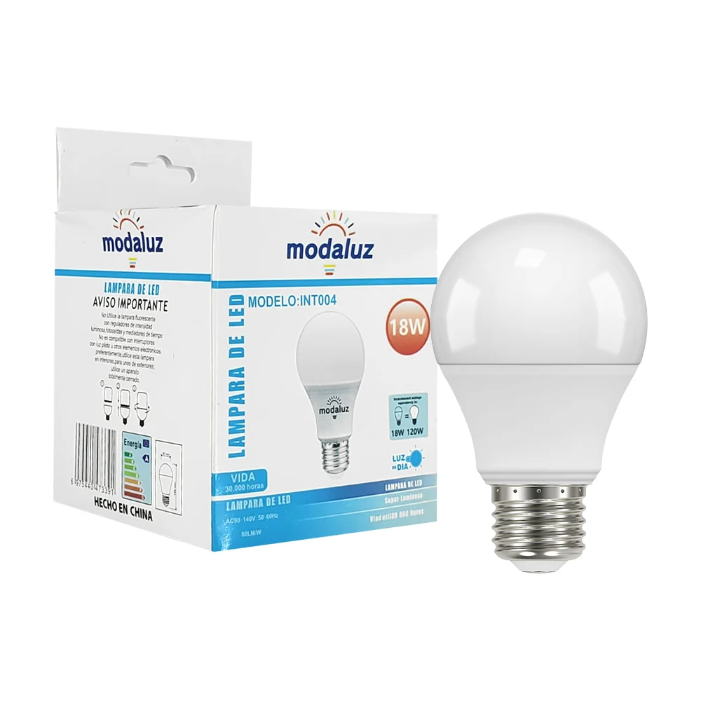Foco led 18w luz blanca, 80lm / modaluz int004