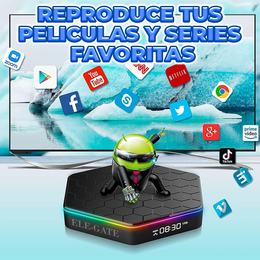 Smart TV Box 6K WIFI 6 2.4+5G H618 chip 4G/32G / jdh.t95zplus