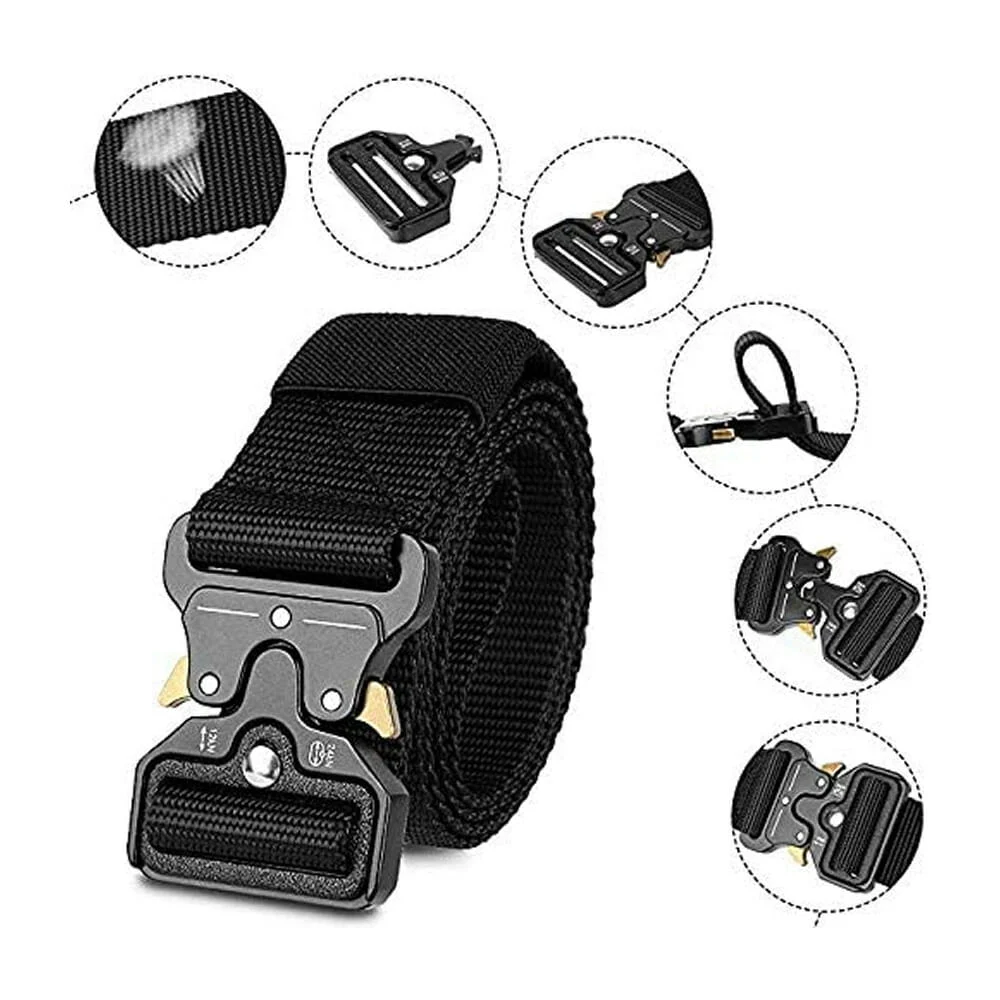 Cinturón táctico unisex estilo militar de alta resistencia / jf-hj-1