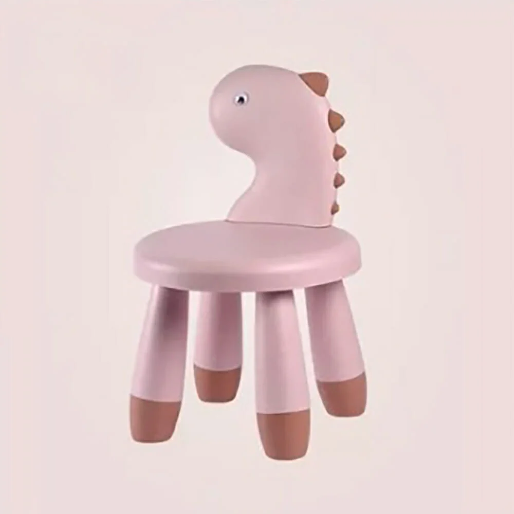 Silla infantil de plástico con diseño de dinosaurio bicolor / jjyp424