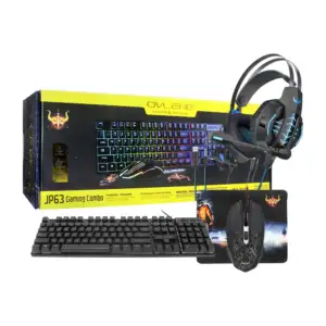 Combo gamer rgb para computadora con teclado, mouse, audífonos diadem…