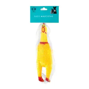 Juguete / pollo chico con sonido chillón para mascota / lucy mascotas…
