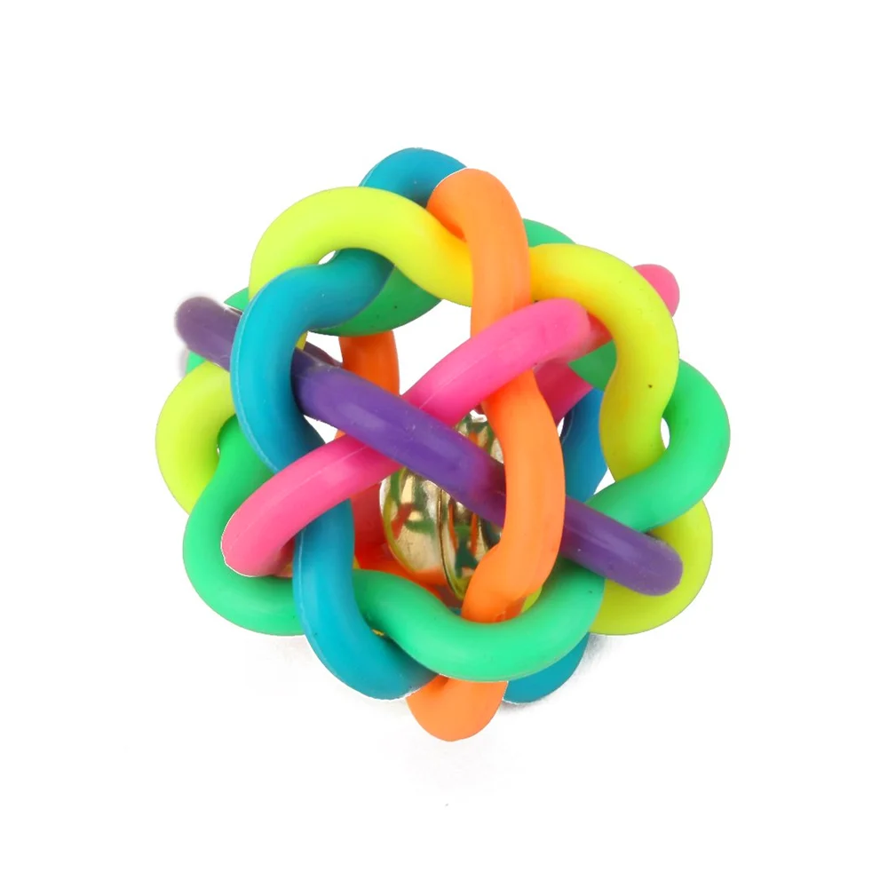 Pelota mediana multicolor para mascota c...