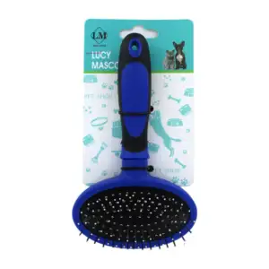 Cepillo ovalado removedor de pelo para mascota, variedad de colores /…