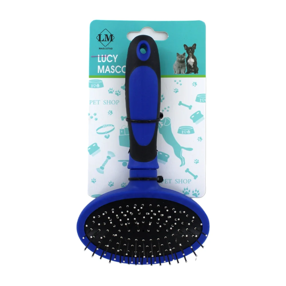 Cepillo ovalado removedor de pelo para mascota, variedad de colores / 917776