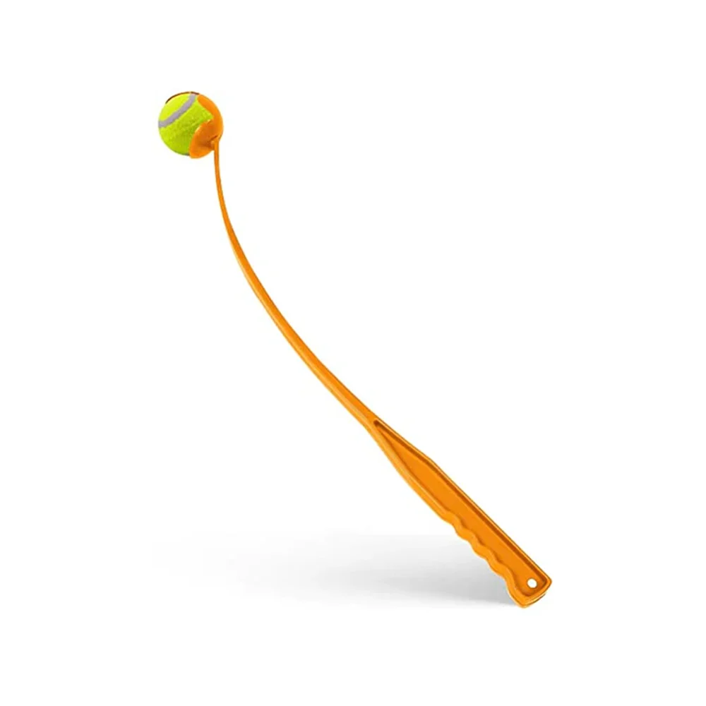 Juguete grande de plástico lanza pelota 62cm, variedad de colores / jr1861