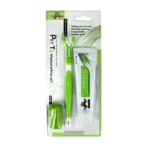 Kit de limpieza dental para mascotas con cepillo de dientes, cepillo …