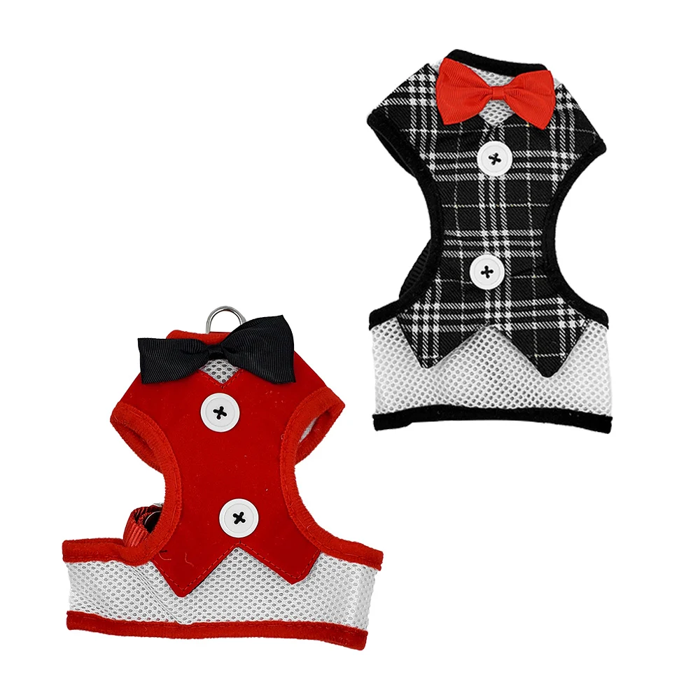 Pechera con diseño traje elegante y moño + correa, variedad de modelos y tallas / 2376