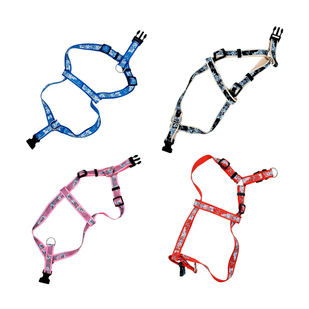 Arnés ajustable de 2.5cm con reflejante y diseño de camuflaje para mascota, variedad de colores / lucy mascotas / 2382