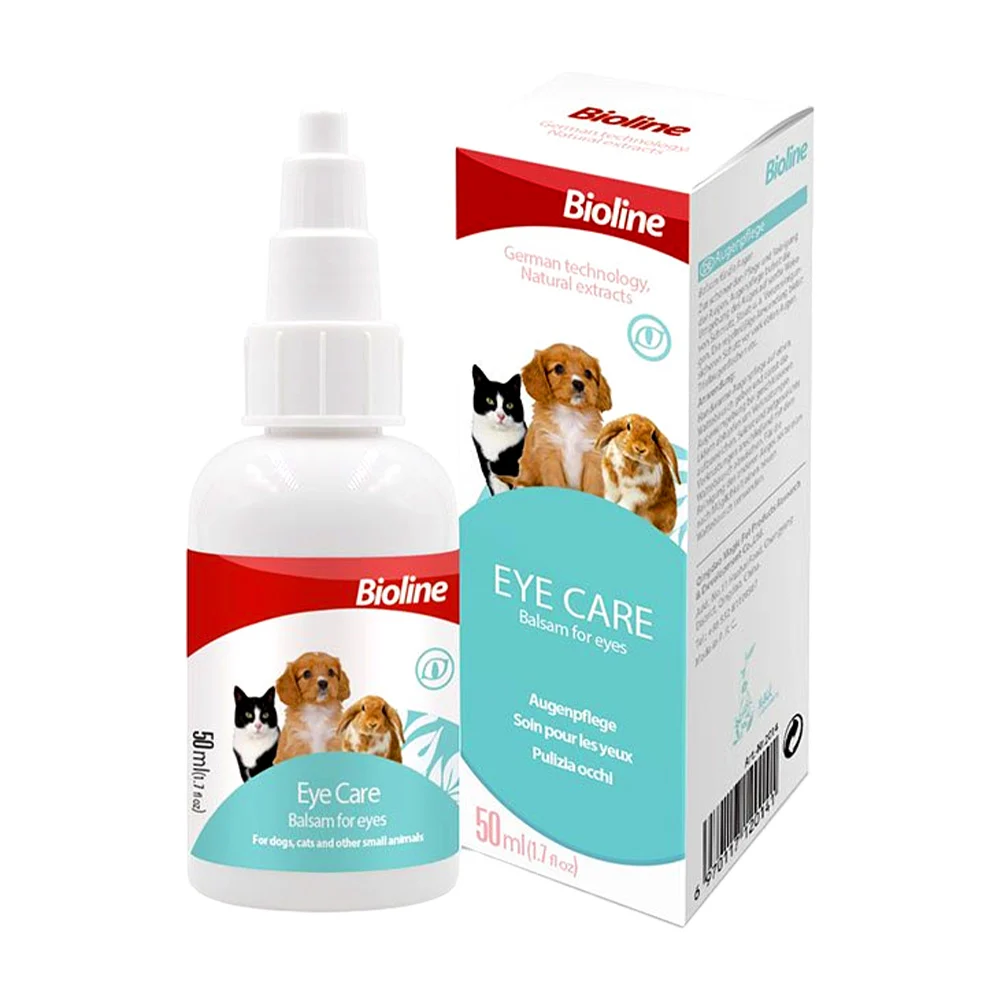 Bálsamo para el cuidado de los ojos para mascota, 50ml / bioline / 2397