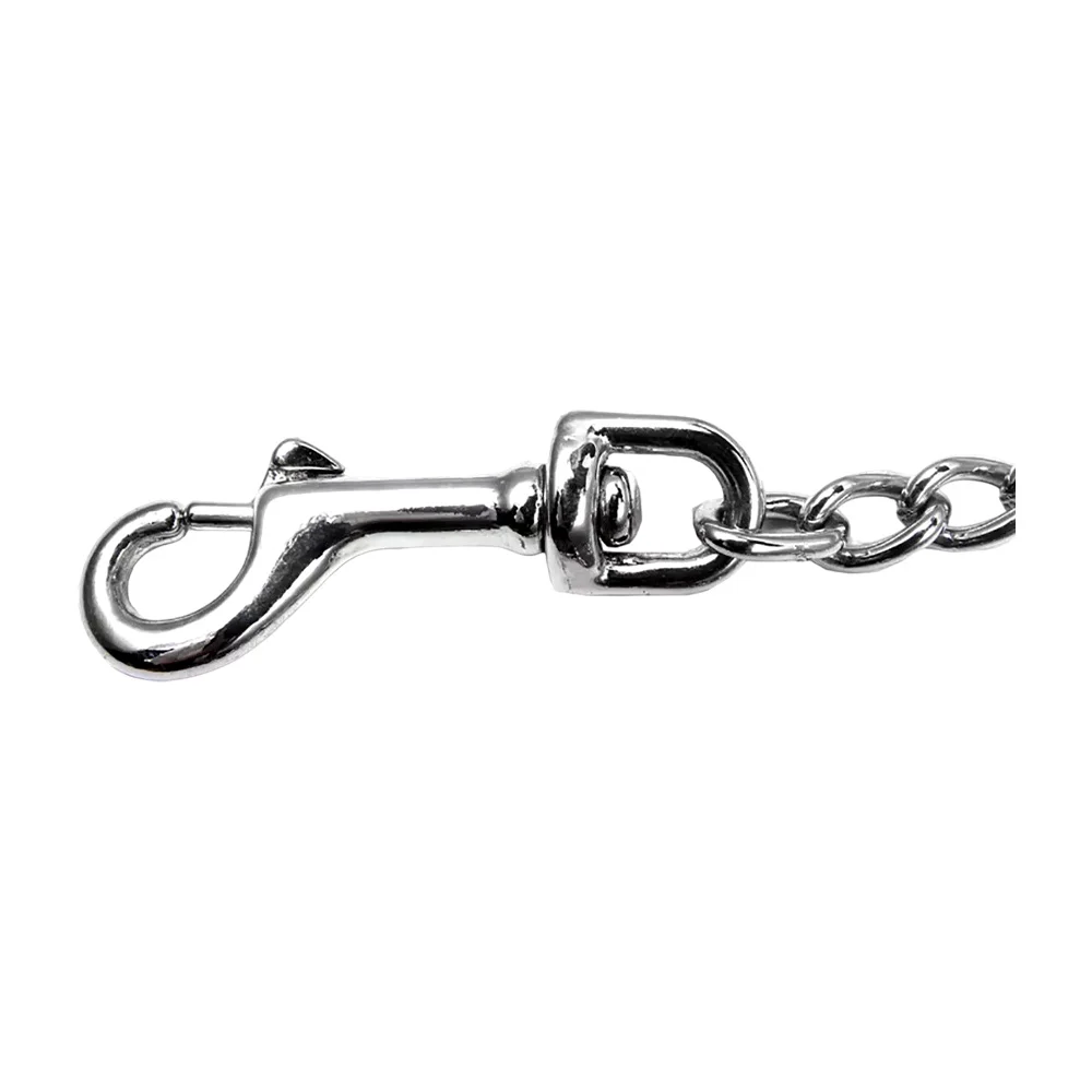 Correa cadena doble de hierro para mascotas, 27cm / lucy mascotas / jr2414