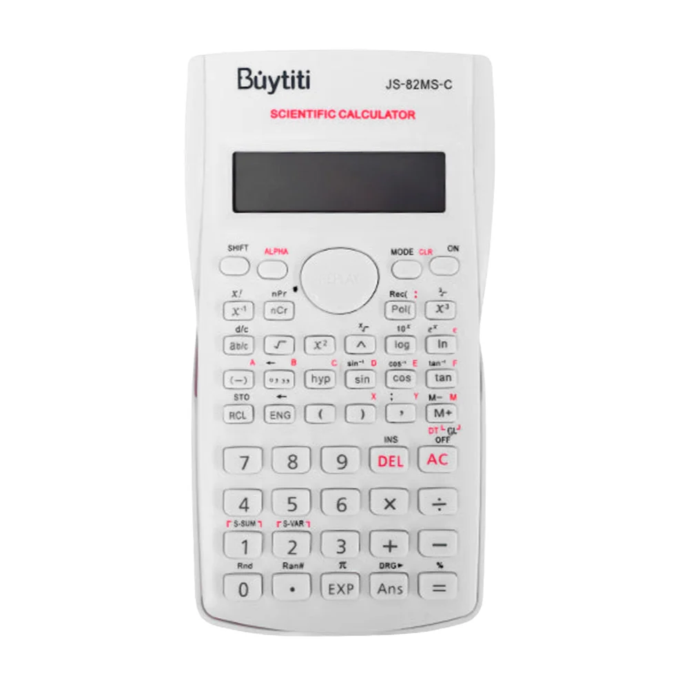 Calculadora científica buytiti de 12 dígitos y 240 funciones, variedad de colores / colorful calculator / js-82ms-c