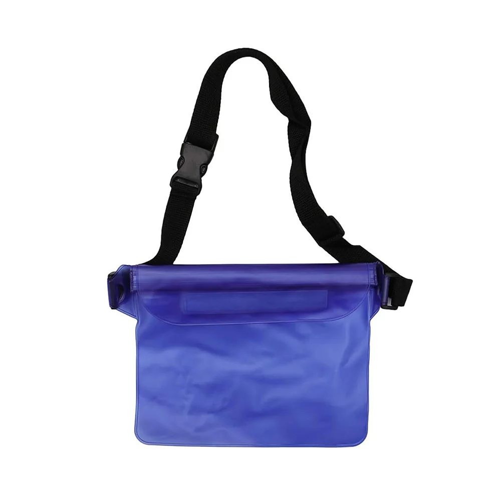 Cangurera impermeable de plástico con cierre ziploc 21.5x22.5, variedad de colores / jsl-7303