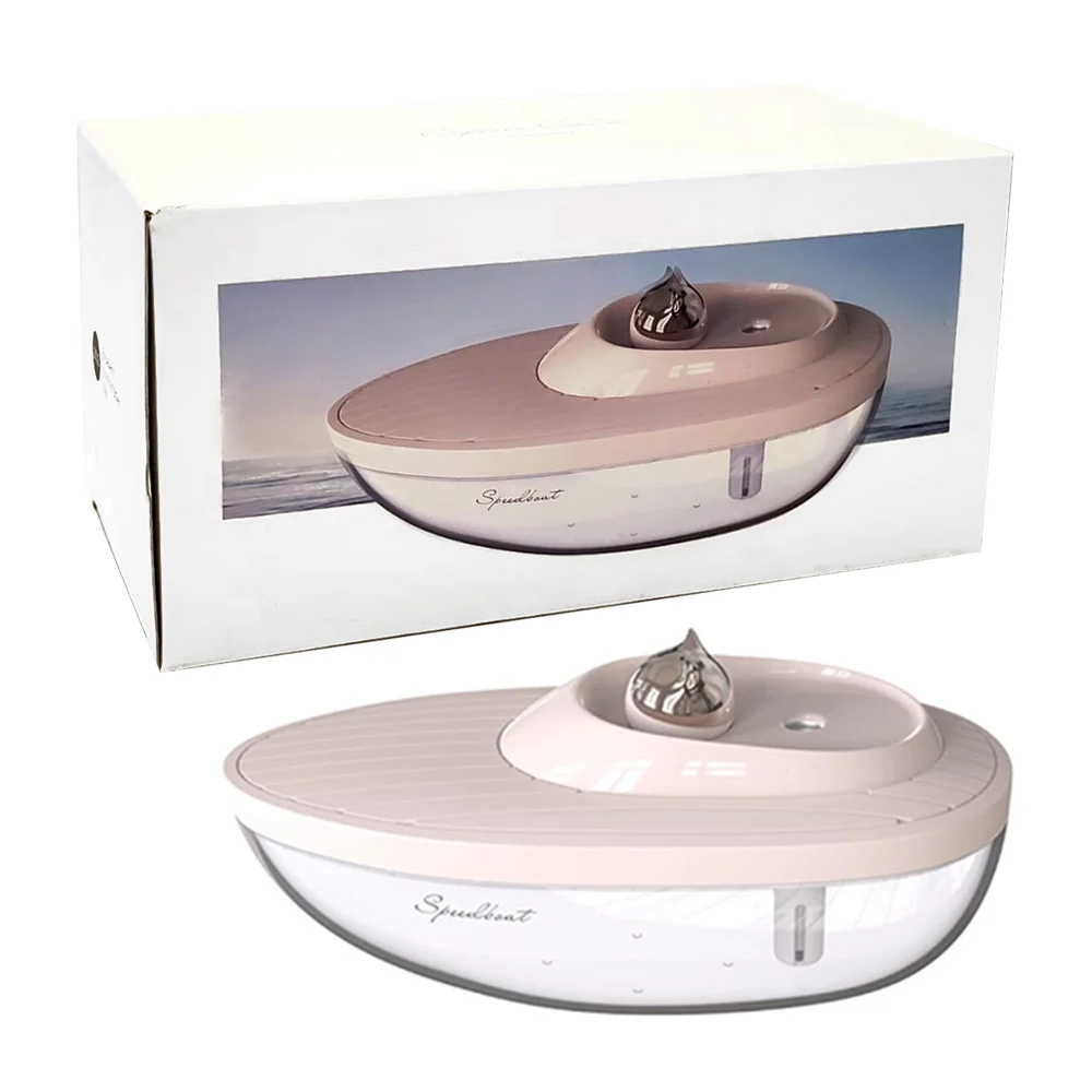 Humidificador con forma de bote-lancha, variedad de colores / captain cookie jsq194