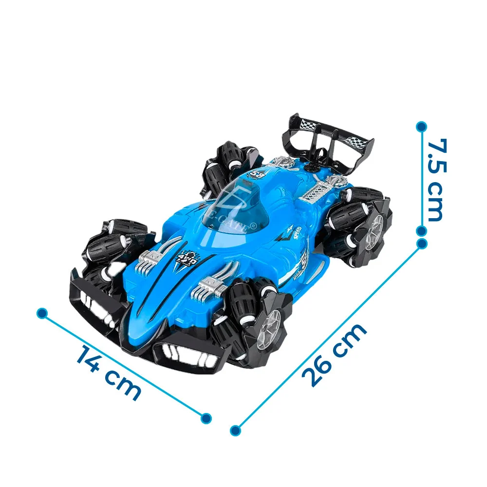 Coche de carreras con sensor teledirigido ele-gate tipo f1 con luces, sonidos y efecto de humo, variedad de colores / jug.809.p