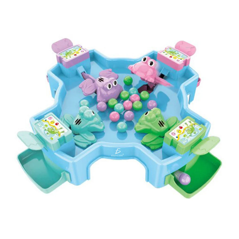 Juego de mesa alimenta a las ranas para 4 jugadores, variedad de colores / jug.889