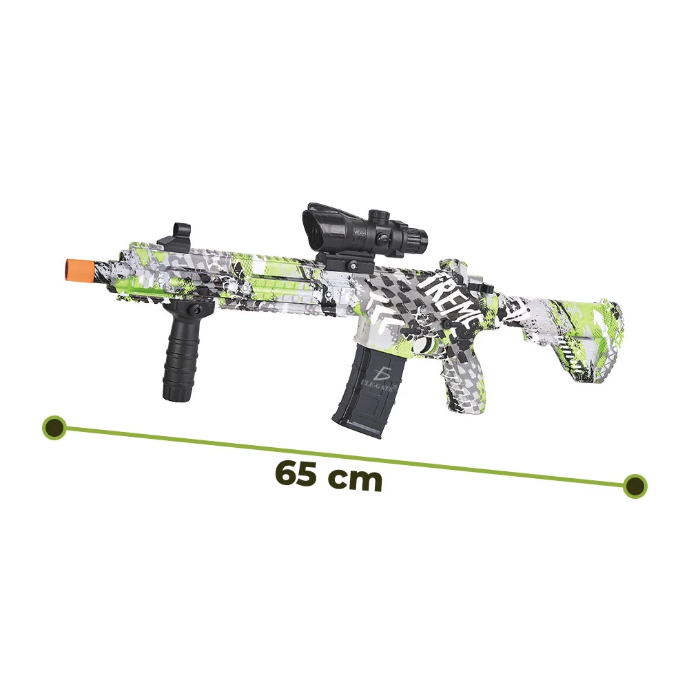Pistola m416 fusil de asalto eléctrica lanza bolitas de hidrogel con diseño de graffiti + accesorios, variedad de modelos / jug.g300