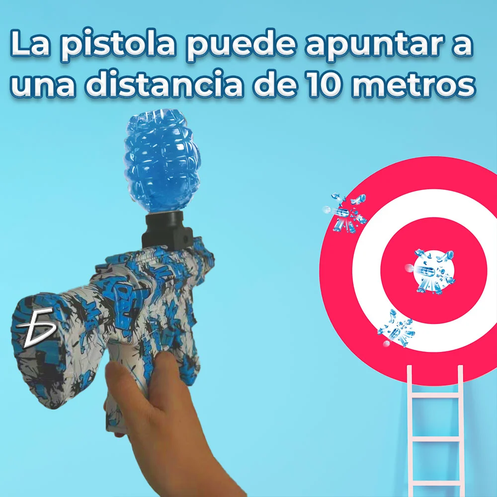 Pistola fusil de asalto eléctrica lanza bolitas de hidrogel con diseño de graffiti, variedad de modelos / jug.g500