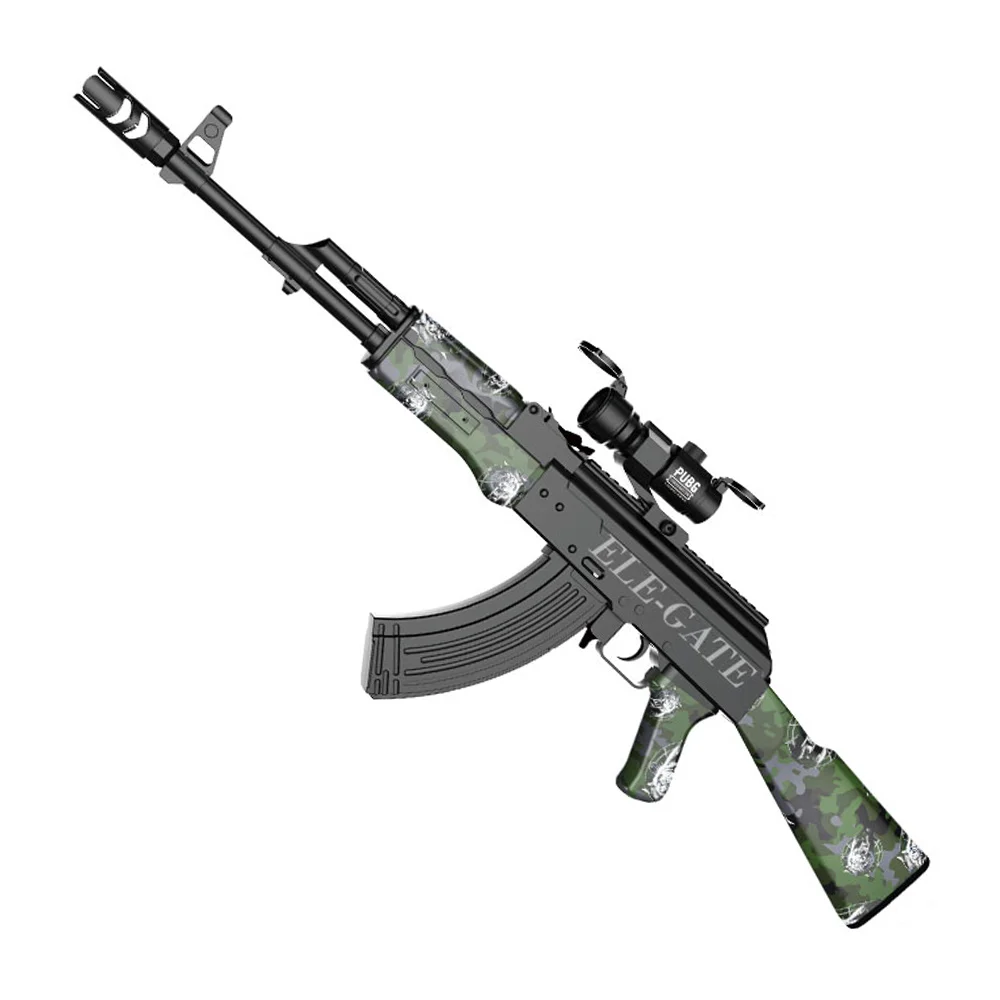 Pistola de hidrogel ele-gate recargable con modo automático o manual y accesorios, diseño camuflajeado / jug.g850-2