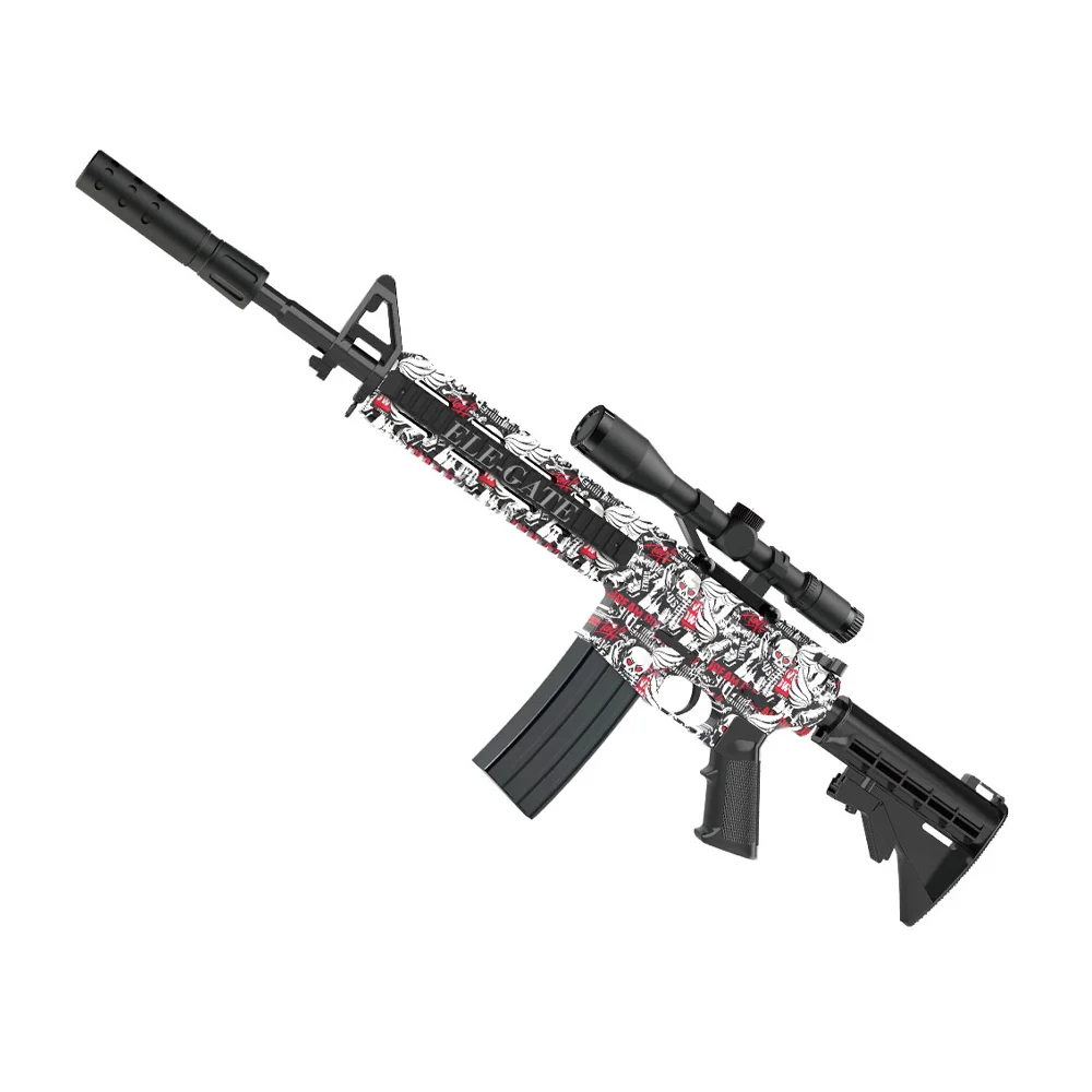 Pistola / rifle de juguete con balas de hidrogel en forma de m416 con accesorios, variedad de diseños / jug. g860-1