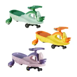Carrito scooter con giro de 360° y diseño pequeño de dinosaurio + luz…